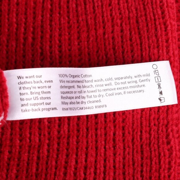 Eileen Fisher Knit Sweater Bell Sleeves Chenille Pullover Soft Organic Cotton - Picture 5 of 5